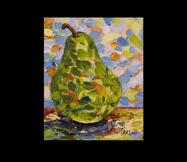 Pear Painting By Jill Saur