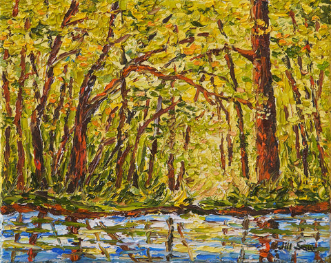 Tree Painting by Jill Saur