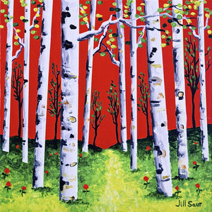 Tree Painting by Jill Saur