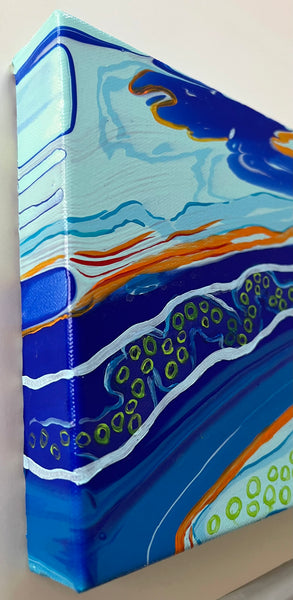 Relinquished 8x8 Acrylic Pour