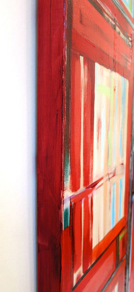 Abstract Squares Painting by Jill Saur