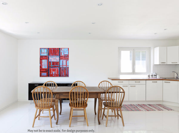 Abstract Squares Painting by Jill Saur