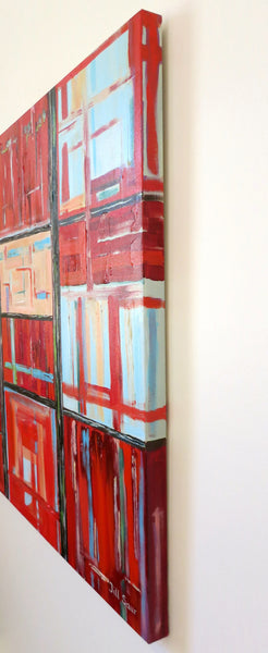 Abstract Squares Painting by Jill Saur