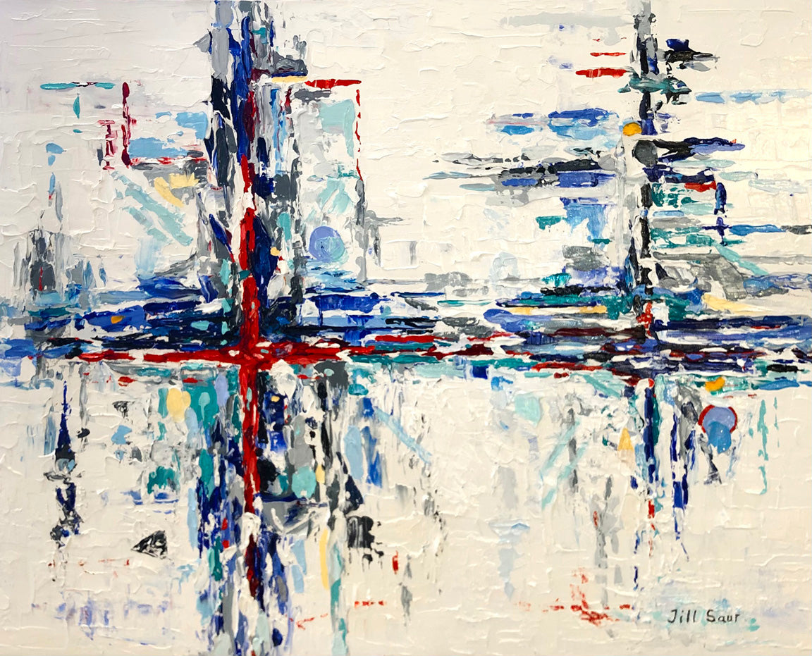 Seaside Blues 24"x30"