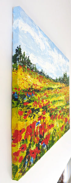 Wildflowers Painting by Jill Saur