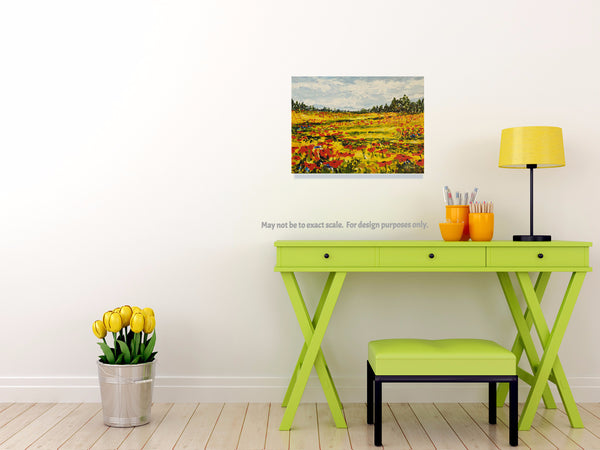 Wildflowers Painting by Jill Saur