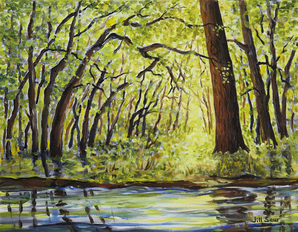 Tree Painting by Jill Saur
