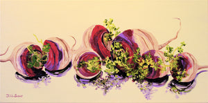 Turnips Painting by Jill Saur