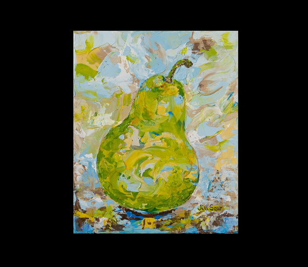Pear Painting By Jill Saur