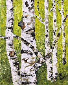 Aspen Painting By Jill Saur