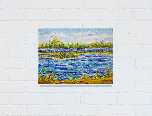 marsh oil painting by jill saur