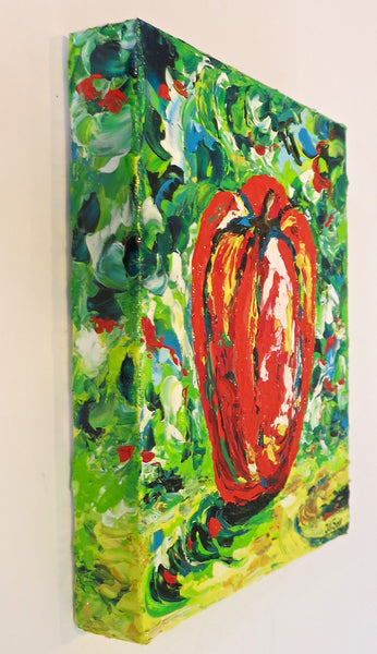Red Pepper Painting by Jill Saur