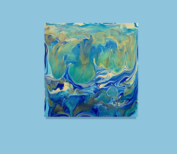 Abstract Sea Painting by Jill