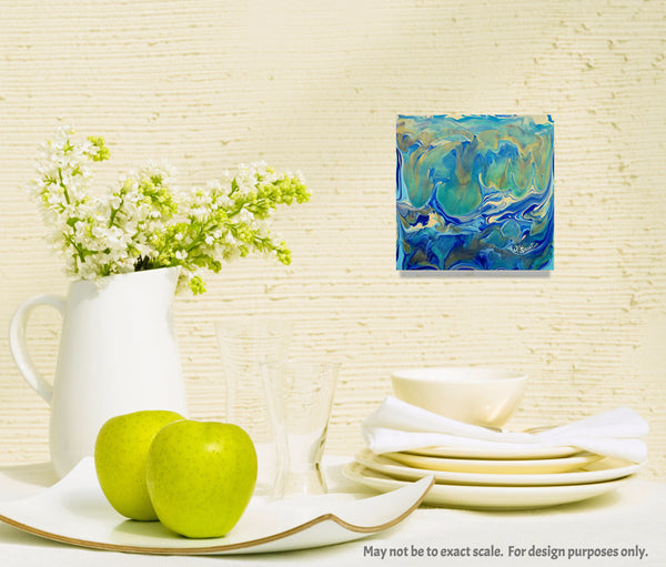 Abstract Sea Painting by Jill