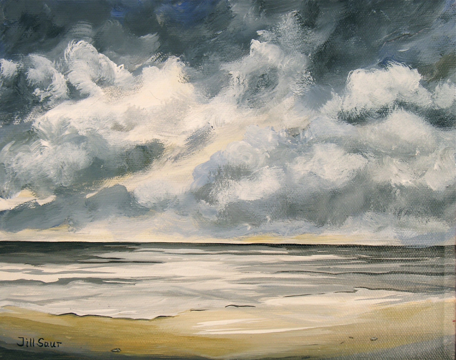 Seascape Painting by Jill Saur