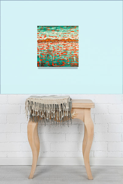 Abstract Landscape Painting by Jill Saur