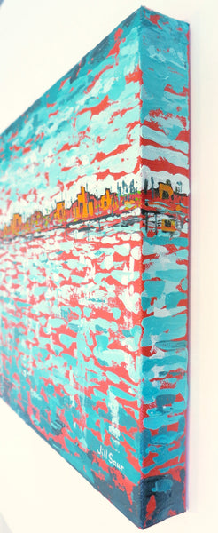 Abstract Landscape Painting by Jill Saur