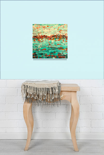 Abstract Sea Painting by Jill Saur
