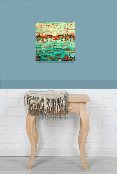 Abstract Sea Painting by Jill Saur
