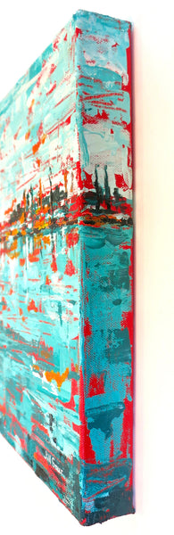 Abstract Sea Painting by Jill Saur