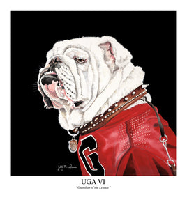 Uga VI Painting by Jill Saur